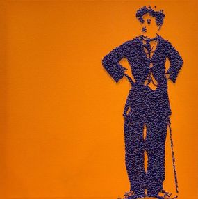 Painting, Small Chaplin Orange, Nathan Elkanovich