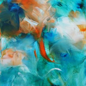 Peinture, Blooming color, Marianne Quinzin