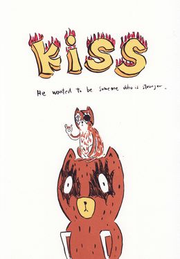 Print, Kumacchi wanted to be someone else - Kiss, Atsushi Kaga