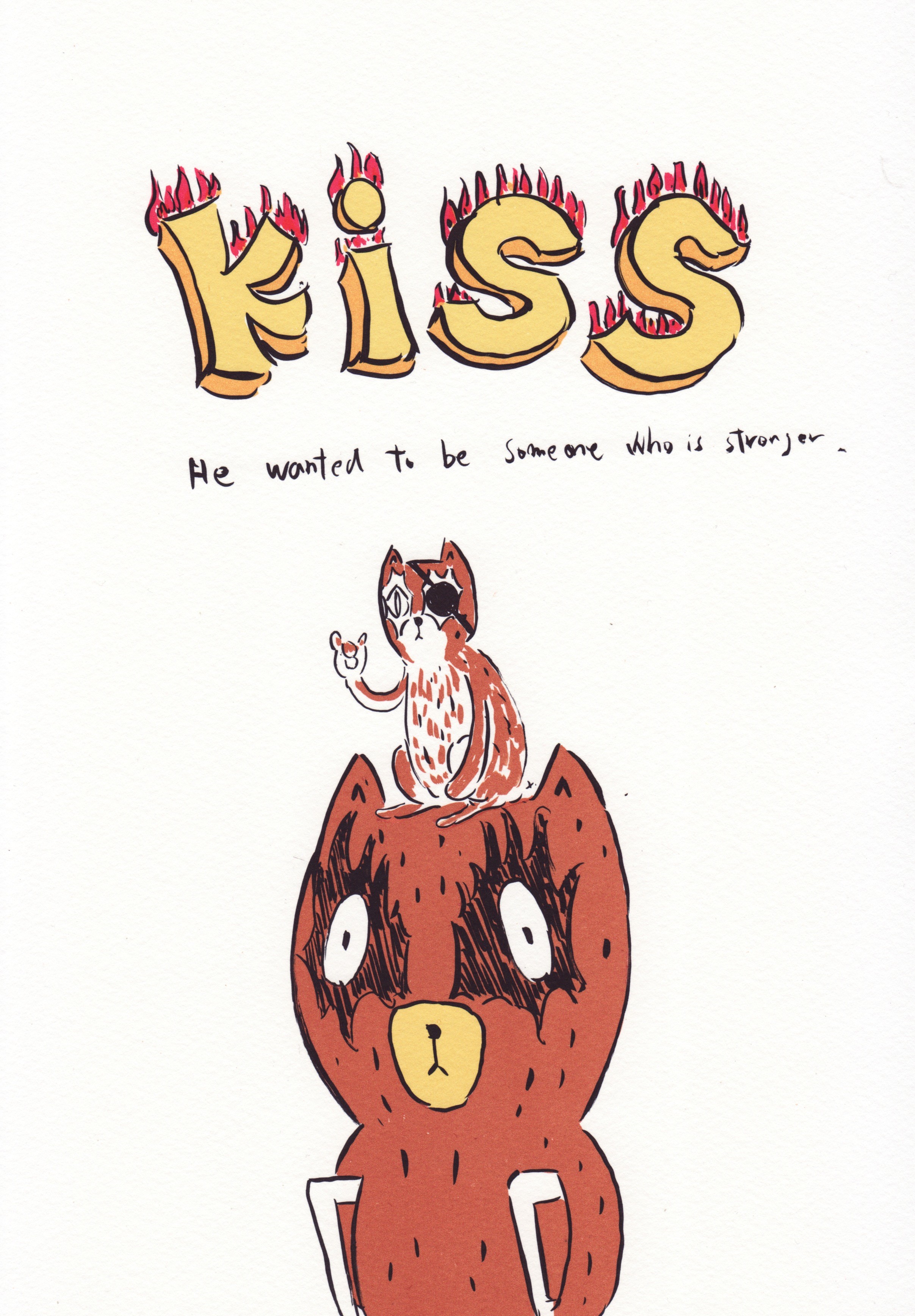 Atsushi Kaga, Kumacchi wanted to be someone else - Kiss Atsushi Kaga, Kumacchi wanted to be someone else - Kiss