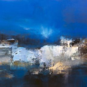 Gemälde, Bleu royal, Marianne Quinzin