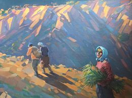Painting, Rural Daily Toils, Arman Avagyan