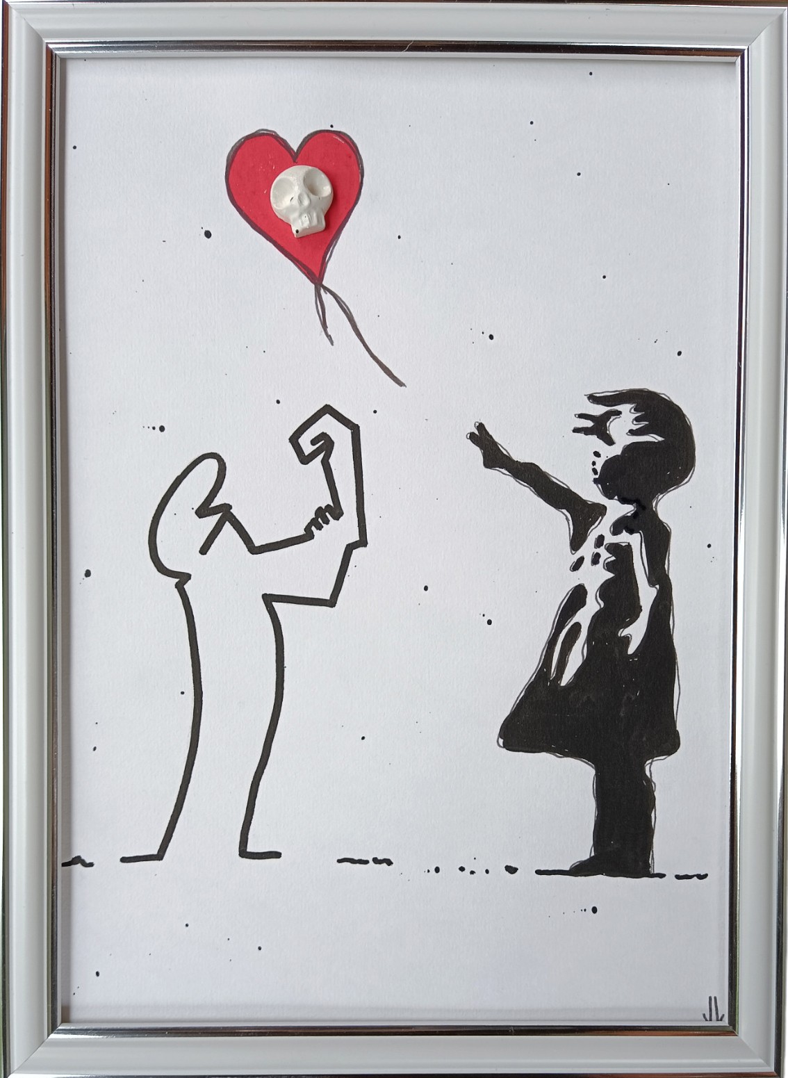 VL., Lineas and Banksy girl VL., Lineas and Banksy girl