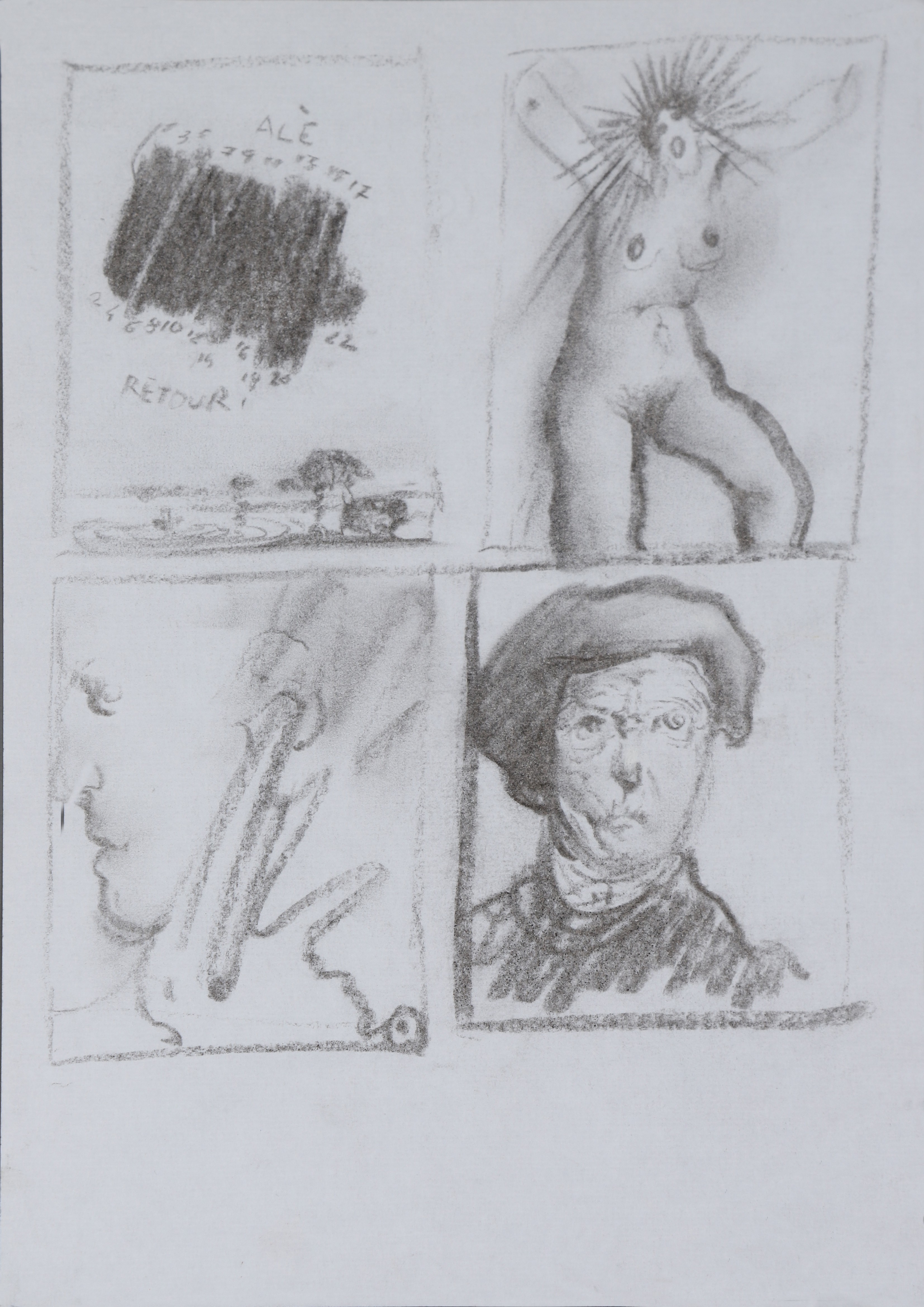 Franciszek Starowieyski, Etudes pour un paysage idéal n°3 Franciszek Starowieyski, Etudes pour un paysage idéal n°3