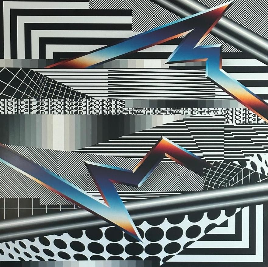 Felipe Pantone, Sans titre Felipe Pantone, Sans titre