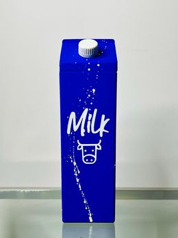 Sculpture, Milk Box Blue, Olivier DeGroote
