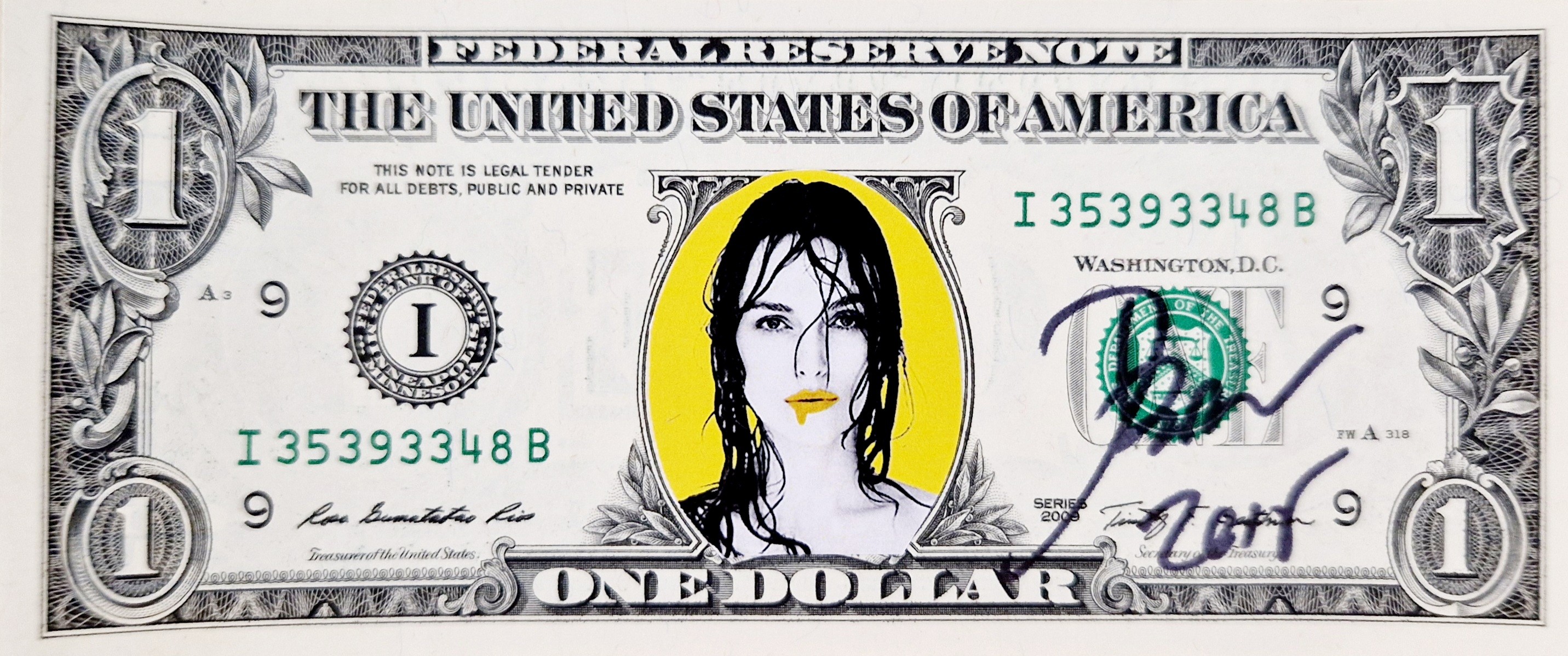 Death NYC, One Dollar Bill Death NYC, One Dollar Bill