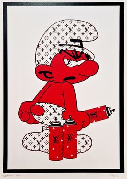 Print, Red Smurf, Death NYC