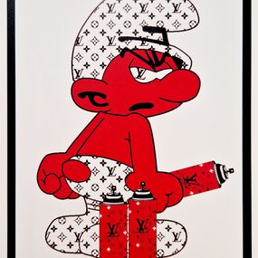 Print, Red Smurf, Death NYC