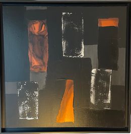 Painting, Collection Hiver éternel - "Paint in black - Tribute", Thomas Jeunet