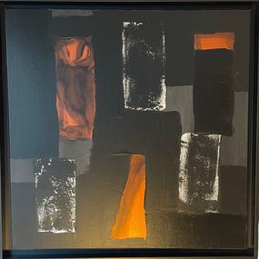 Painting, Collection Hiver éternel - "Paint in black - Tribute", Thomas Jeunet
