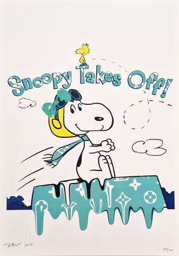 Print, Snoopy Takes Off !, Death NYC