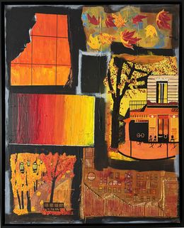 Peinture, Collection Couleurs d'automne - "Lumières d'automne", Thomas Jeunet