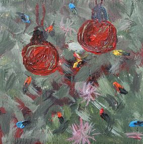 Painting, Christmas series – The twins, Ziad Dib Jreige