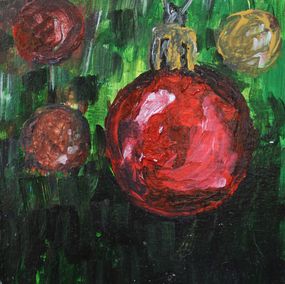 Painting, Christmas series – The fall, Ziad Dib Jreige