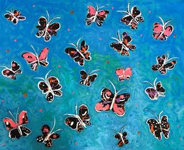 Painting, Butterflies _ n1, Les Panchyshyn