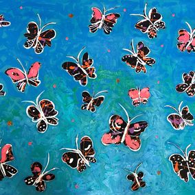 Painting, Butterflies _ n1, Les Panchyshyn