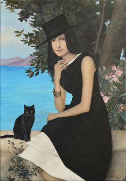 Painting, Contemporary portrait - Once by the Sea, Nataliya Bagatskaya