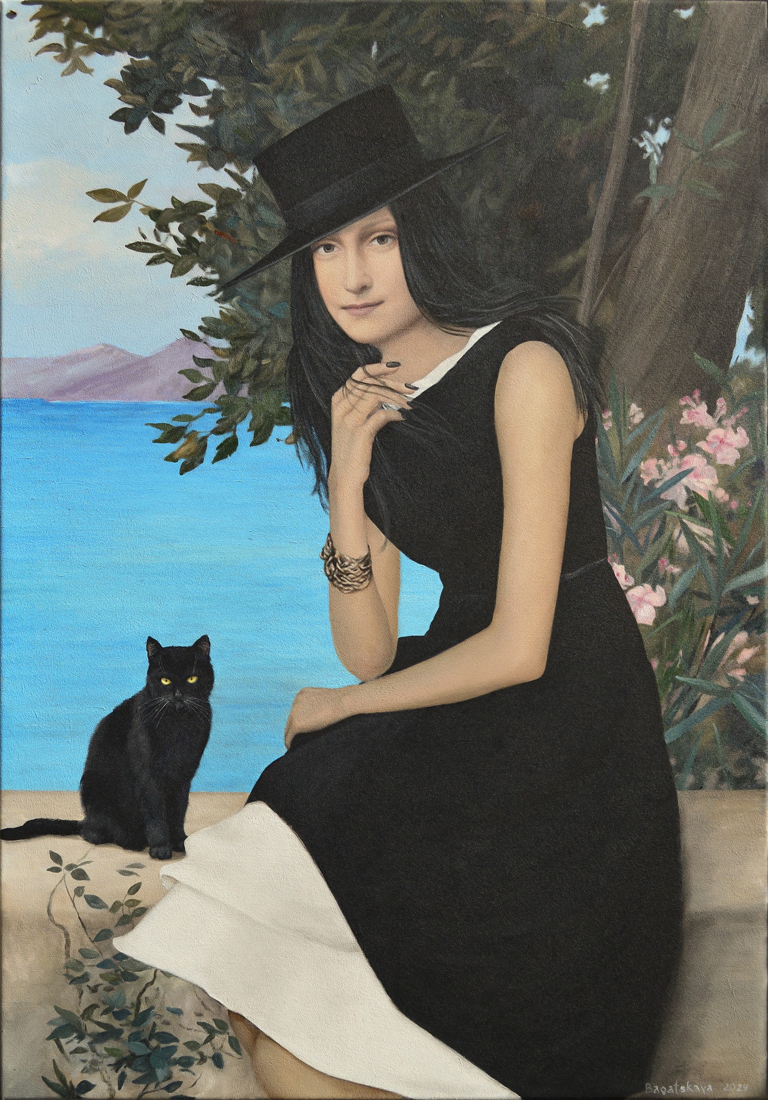 Nataliya Bagatskaya, Contemporary portrait - Once by the Sea Nataliya Bagatskaya, Contemporary portrait - Once by the Sea