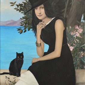 Peinture, Contemporary portrait - Once by the Sea, Nataliya Bagatskaya