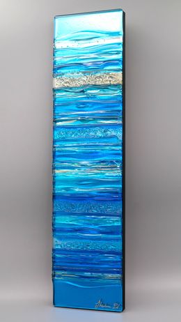 Sculpture, Silver in turquoise, Stephanie Else