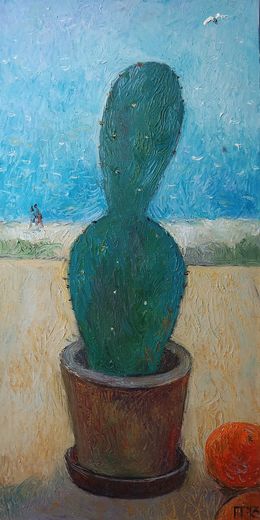 Painting, Cactus, Galya Popova