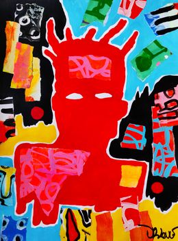 Peinture, Tribute to Basquiat, Dr. Love