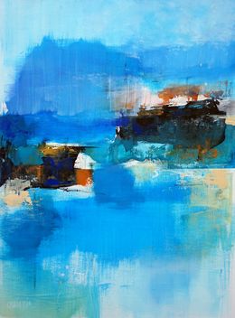 Peinture, Marée basse, Marianne Quinzin