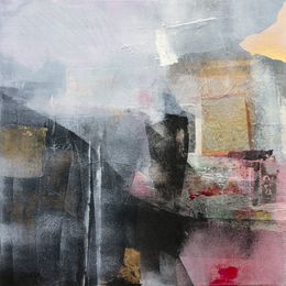 Peinture, Porte dorée, Marianne Quinzin