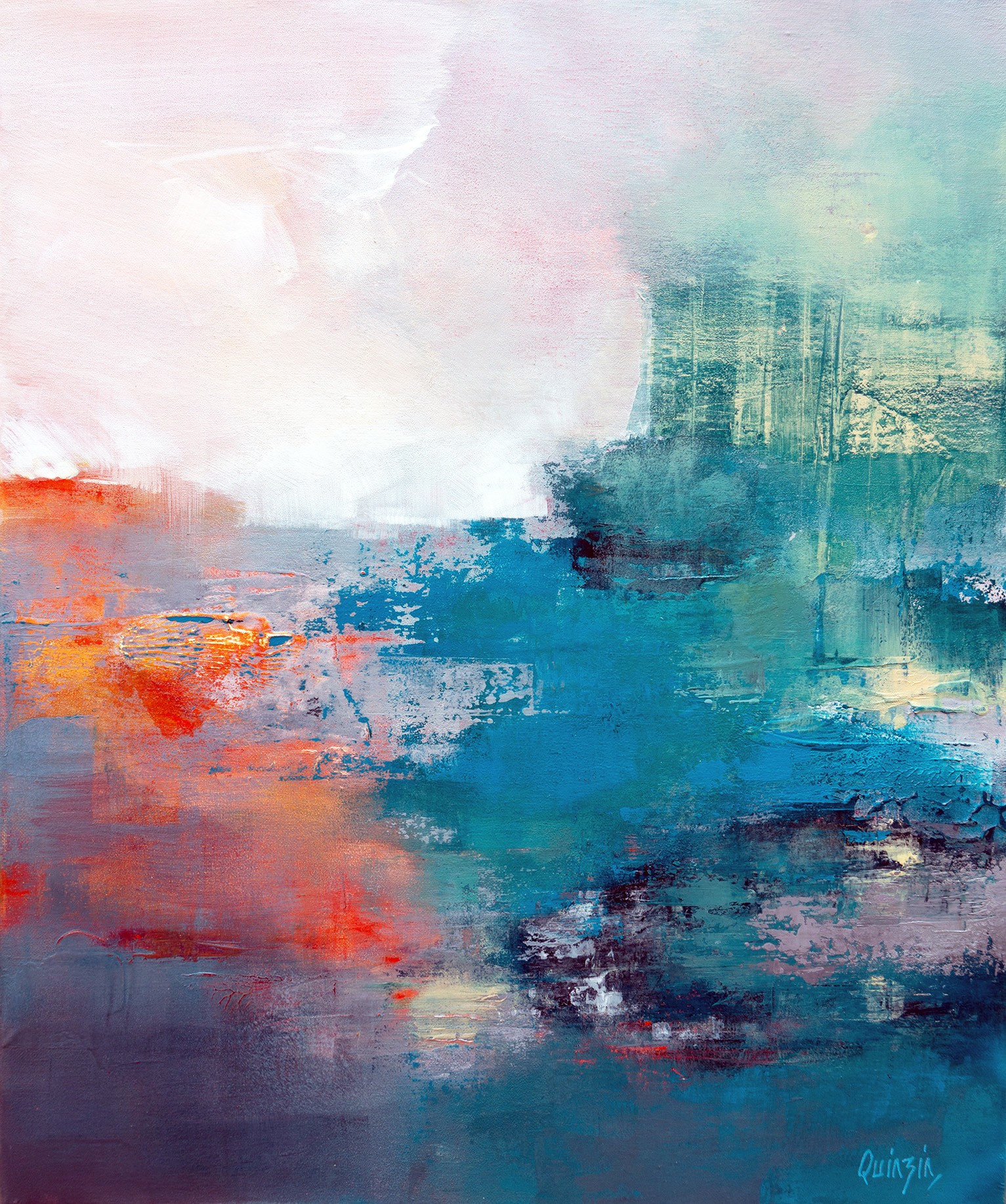 Marianne Quinzin, Orange on the coast Marianne Quinzin, Orange on the coast