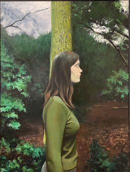 Gemälde, Girl in the Forest, Tigran Pogosyan