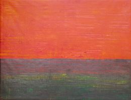 Gemälde, Burning skyline, Ivana Olbricht