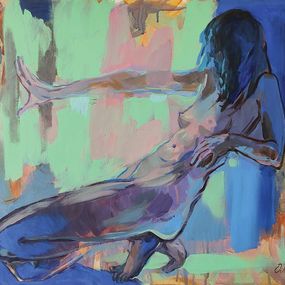 Painting, The Sea’s Temptation, Kateryna Ocheredko