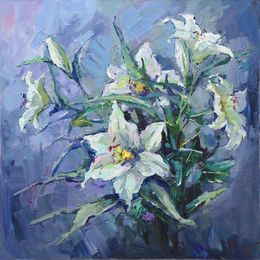 Painting, Lilies, Serhii Cherniakovskyi