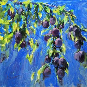 Painting, Plum tree, Serhii Cherniakovskyi