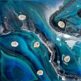 Gemälde, Geode Island, Maeva Drack