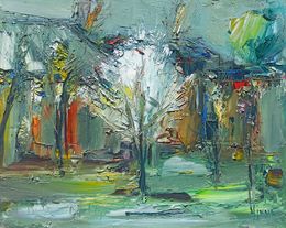 Painting, Abstract Spring Awakening, Vlas Ayvazyan