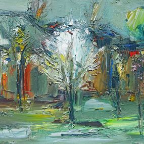 Painting, Abstract Spring Awakening, Vlas Ayvazyan