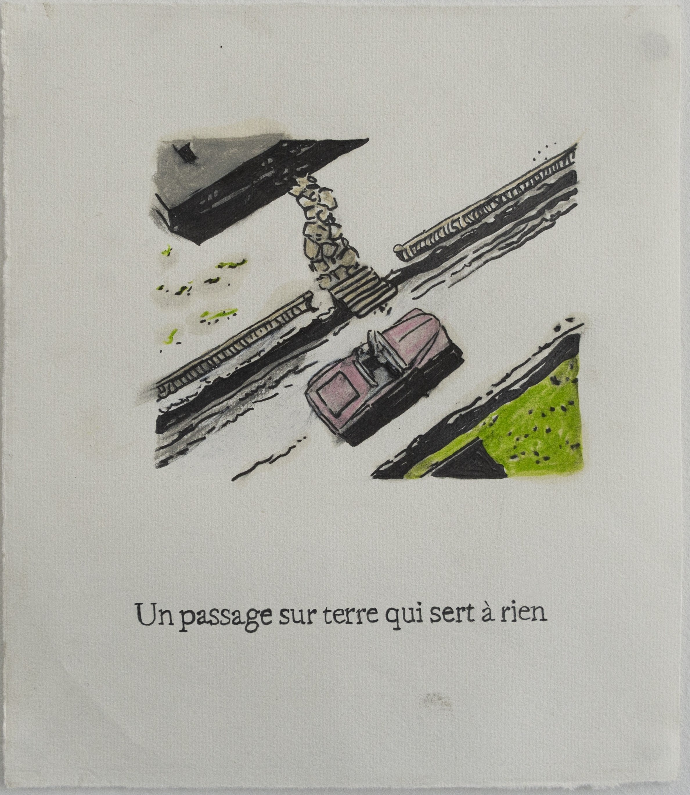 Gérald Panighi, Un passage sur terre qui sert à rien Gérald Panighi, Un passage sur terre qui sert à rien