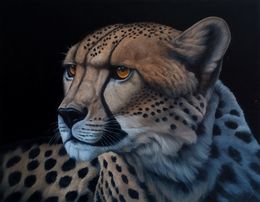Painting, Regal Leopard, Tamar Nazaryan