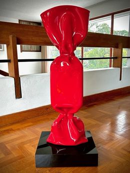 Sculpture, Bonbon rouge, Laurence Jenkell