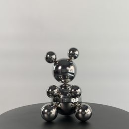 Design, Small Stainless Steel Bear -Louis, Irena Tone