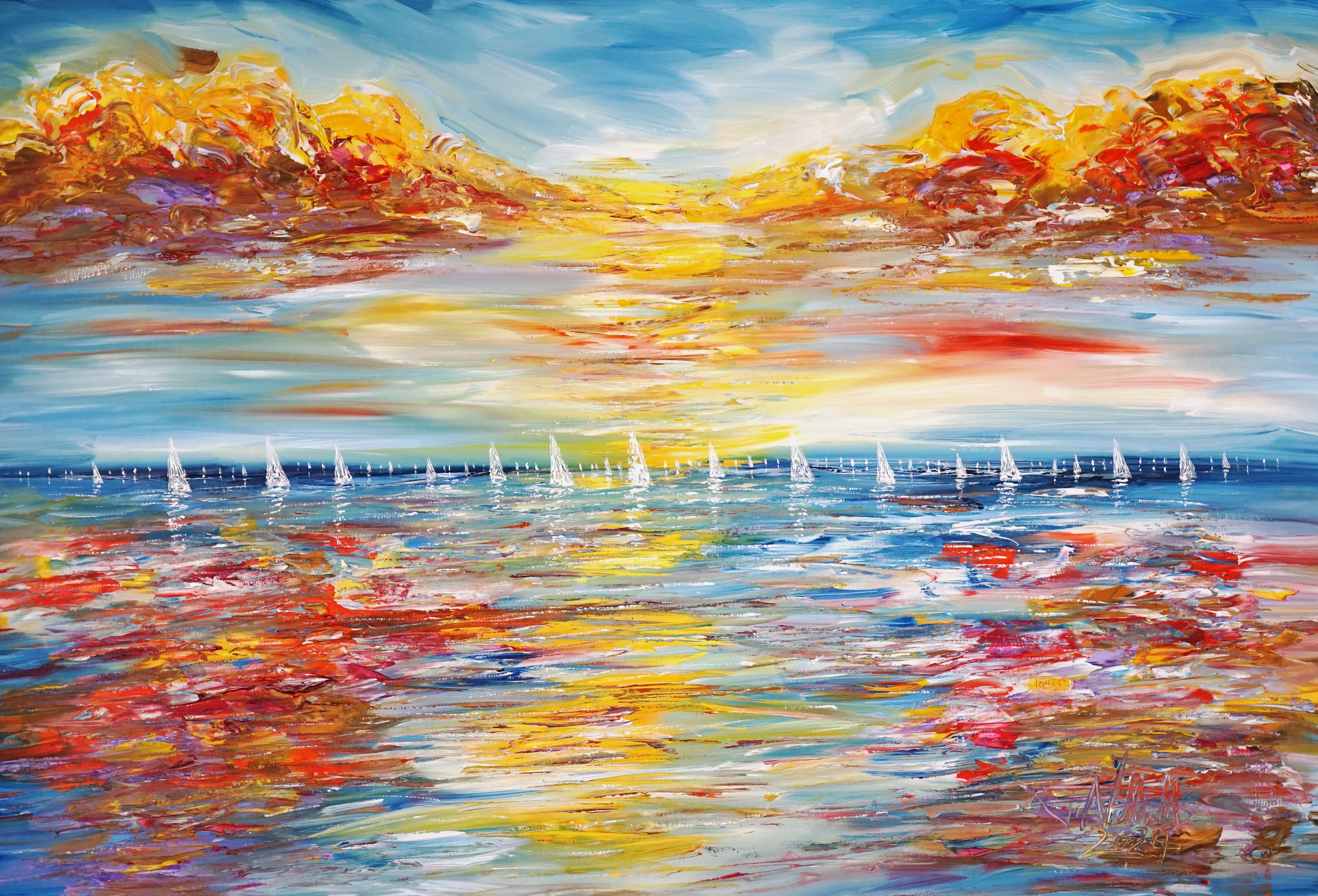 Peter Nottrott, Seascape sailing impressions XL 26 Peter Nottrott, Seascape sailing impressions XL 26