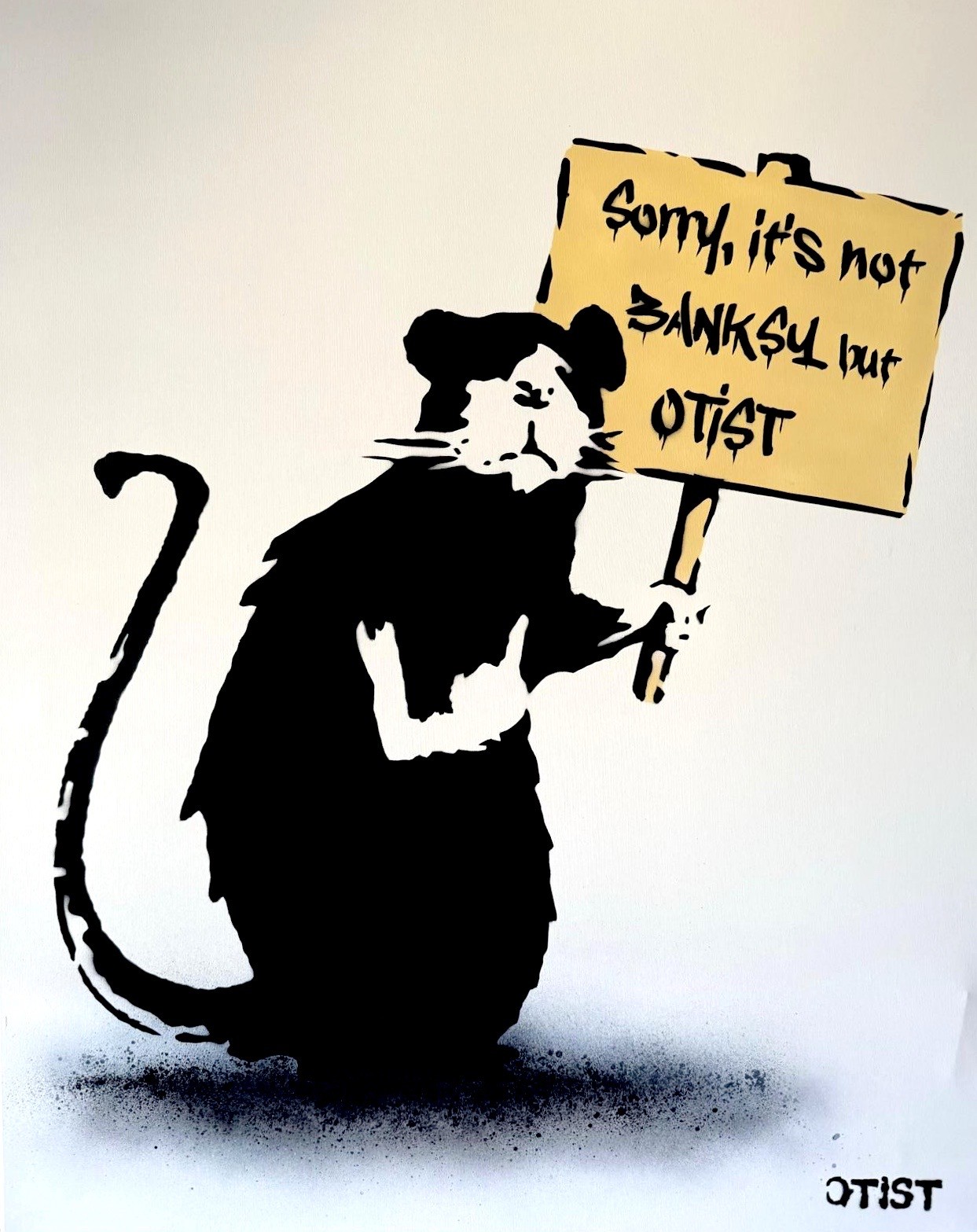 Otist, Sorry it's not Banksy! Otist, Sorry it's not Banksy!