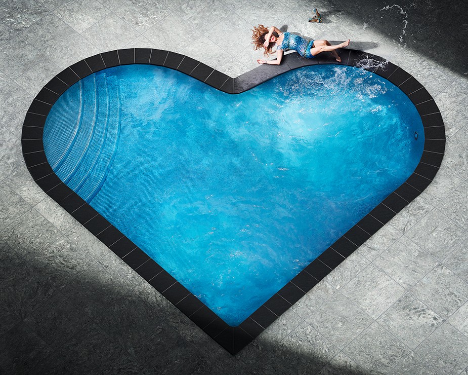 David Drebin, Splashing Heart (Lightbox) David Drebin, Splashing Heart (Lightbox)