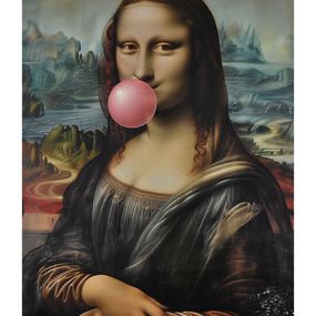 Drucke, Bubble Mona Lisa EA, Ske