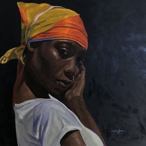 Gemälde, I'm Alright, Just Here 2, Obeka Simon