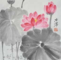 Pintura, Lotus Pond, Zhize Lv