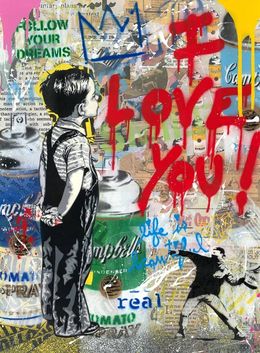 Painting, With all my Love, Mr Brainwash