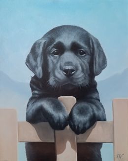 Gemälde, Black Doggy, Tamar Nazaryan